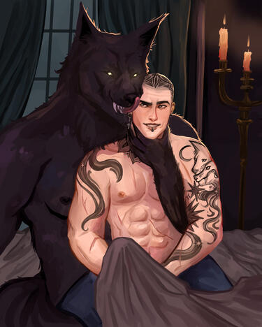 (Commissioned) When Darkness Descends, Impyeu, 2023